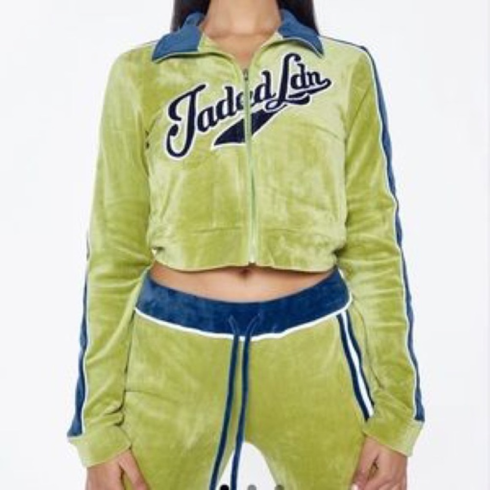 COPY - Jaded London velour track jacket